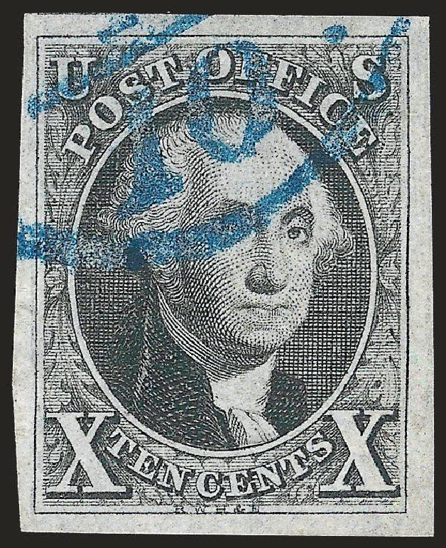 Price of US Stamps Scott Catalogue 2: 1847 10c Franklin. Robert Siegel Auction Galleries, Sep 2009, Sale 976, Lot 1071