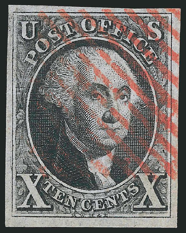 Costs of US Stamp Scott Catalogue #2: 1847 10c Franklin. Robert Siegel Auction Galleries, Oct 2010, Sale 997, Lot 5091