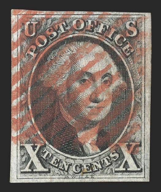 Prices of US Stamps Scott Catalog # 2 - 10c 1847 Franklin. Spink Shreves Galleries, Nov 2012, Sale 141, Lot 11