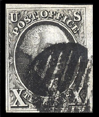Values of US Stamps Scott #2 - 10c 1847 Franklin. Cherrystone Auctions, Apr 2010, Sale 201004, Lot 14