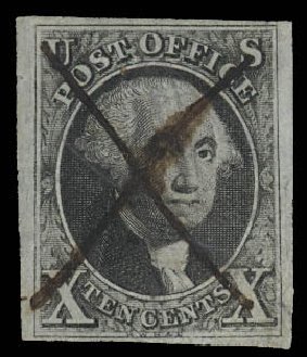 US Stamps Value Scott 2 - 10c 1847 Franklin. Daniel Kelleher Auctions, Oct 2012, Sale 632, Lot 924