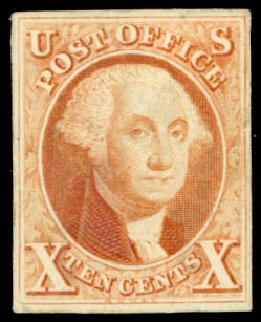 Values of US Stamps Scott Cat. #2 - 10c 1847 Franklin. Daniel Kelleher Auctions, May 2014, Sale 652, Lot 44