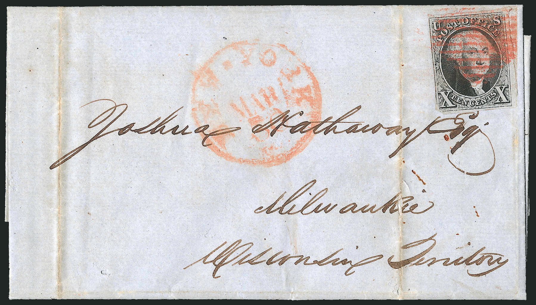 Price of US Stamps Scott 2 - 10c 1847 Franklin. Robert Siegel Auction Galleries, Apr 2012, Sale 1023, Lot 2264