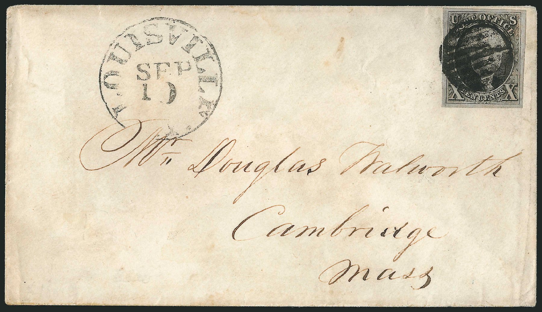 US Stamp Price Scott #2: 10c 1847 Franklin. Robert Siegel Auction Galleries, Apr 2012, Sale 1023, Lot 2304