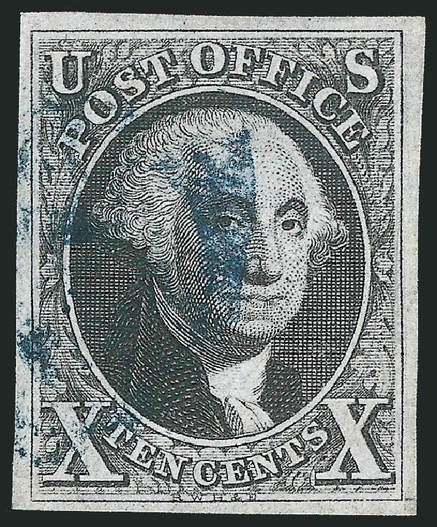 US Stamp Values Scott Catalogue #2 - 1847 10c Franklin. Robert Siegel Auction Galleries, Sep 2014, Sale 1078, Lot 54