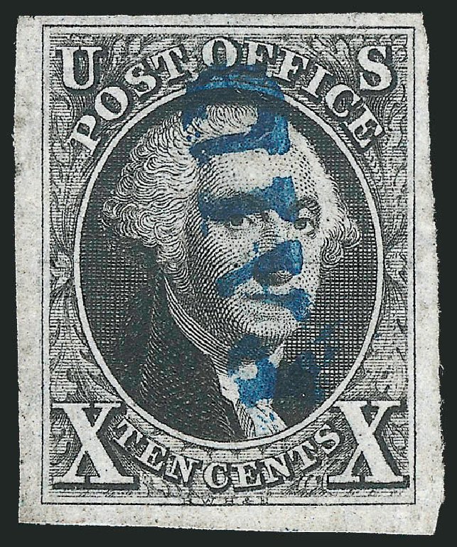 US Stamps Values Scott Cat. #2: 10c 1847 Franklin. Robert Siegel Auction Galleries, Sep 2014, Sale 1078, Lot 64