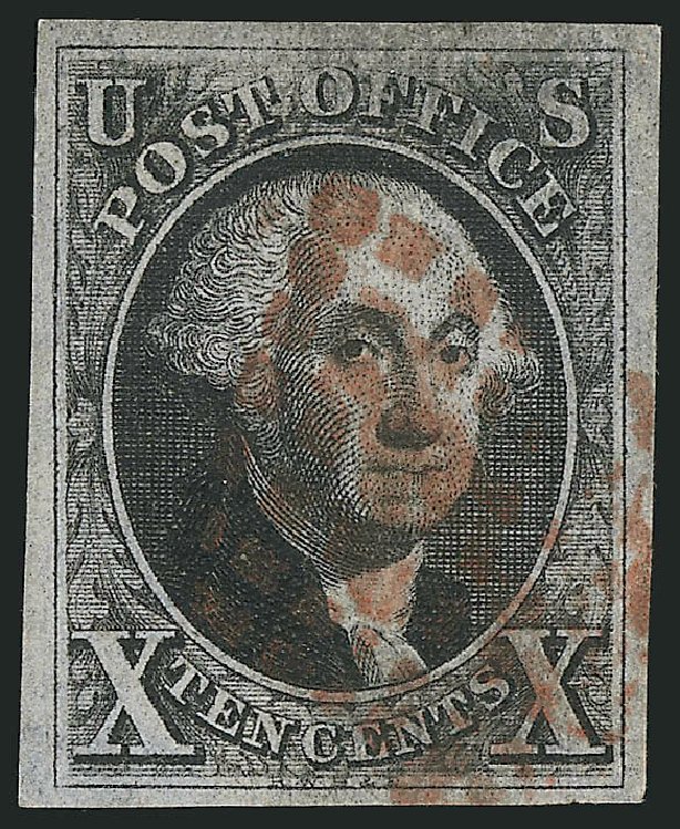 US Stamp Values Scott Cat. #2 - 1847 10c Franklin. Robert Siegel Auction Galleries, Dec 2014, Sale 1090, Lot 1114