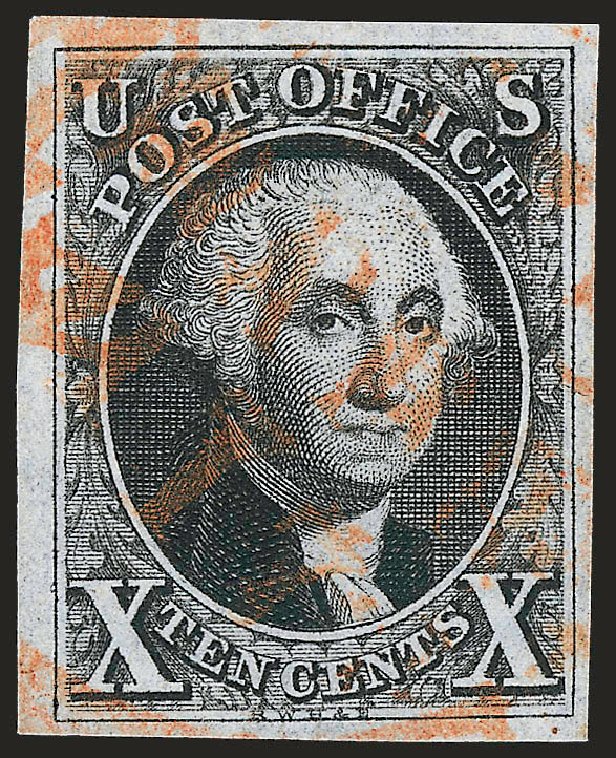 US Stamp Prices Scott # 2: 1847 10c Franklin. Robert Siegel Auction Galleries, Oct 2008, Sale 963, Lot 44