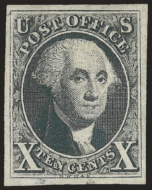 US Stamp Prices Scott Cat. # 2 - 10c 1847 Franklin. Robert Siegel Auction Galleries, Jan 2009, Sale 968, Lot 4