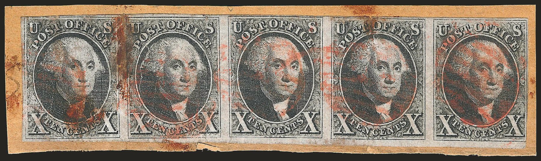 US Stamp Prices Scott #2 - 1847 10c Franklin. Robert Siegel Auction Galleries, Jun 2009, Sale 973, Lot 24