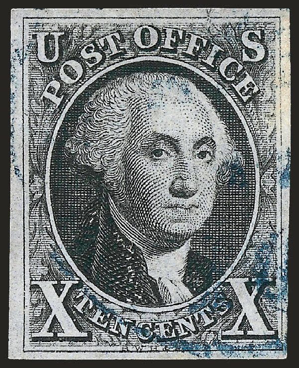 US Stamps Value Scott Cat. #2 - 10c 1847 Franklin. Robert Siegel Auction Galleries, Jun 2009, Sale 975, Lot 1094