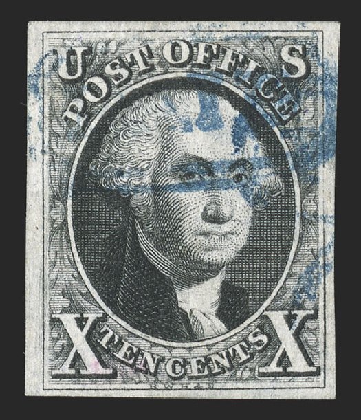 US Stamps Price Scott Catalog #2: 10c 1847 Franklin. Spink Shreves Galleries, Nov 2012, Sale 141, Lot 14