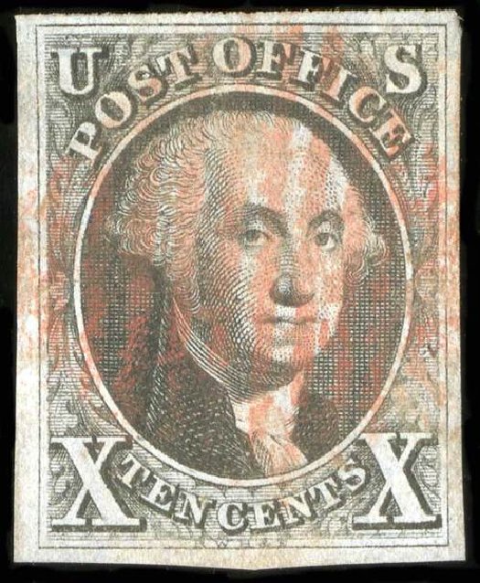 Costs of US Stamp Scott Catalog # 2 - 1847 10c Franklin. Spink Shreves Galleries, Jul 2015, Sale 151, Lot 14
