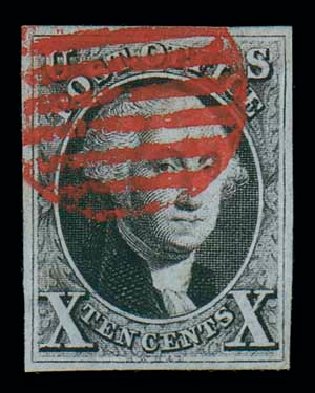Cost of US Stamps Scott Catalog # 2: 1847 10c Franklin. Matthew Bennett International, Dec 2007, Sale 323, Lot 25