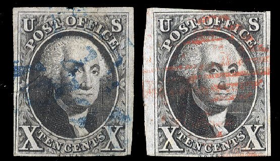 US Stamp Values Scott Cat. 2 - 1847 10c Franklin. Cherrystone Auctions, Nov 2010, Sale 201011, Lot 15