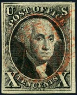 US Stamps Prices Scott Catalog #2: 10c 1847 Franklin. Harmer-Schau Auction Galleries, Jan 2013, Sale 96, Lot 385