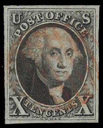 Price of US Stamp Scott # 2 - 1847 10c Franklin. Daniel Kelleher Auctions, Feb 2013, Sale 634, Lot 685
