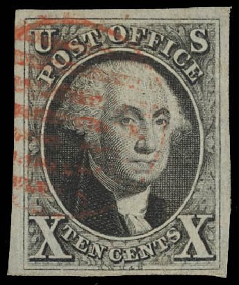 Values of US Stamp Scott # 2: 1847 10c Franklin. Daniel Kelleher Auctions, Feb 2013, Sale 634, Lot 695