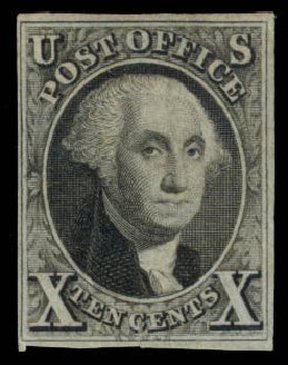 US Stamp Price Scott Catalogue 2 - 1847 10c Franklin. Daniel Kelleher Auctions, Oct 2014, Sale 660, Lot 2015