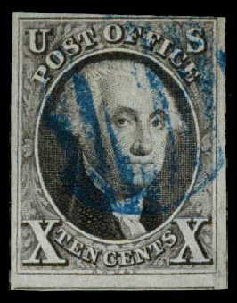 Value of US Stamp Scott Catalog # 2: 10c 1847 Franklin. Daniel Kelleher Auctions, Aug 2015, Sale 672, Lot 2095
