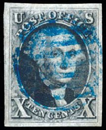 US Stamps Values Scott Catalogue #2: 1847 10c Franklin. Schuyler J. Rumsey Philatelic Auctions, Apr 2015, Sale 60, Lot 1895