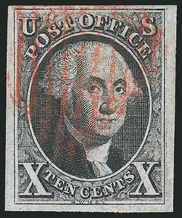 Costs of US Stamps Scott Cat. 2 - 1847 10c Franklin. Robert Siegel Auction Galleries, Mar 2011, Sale 1007, Lot 2085