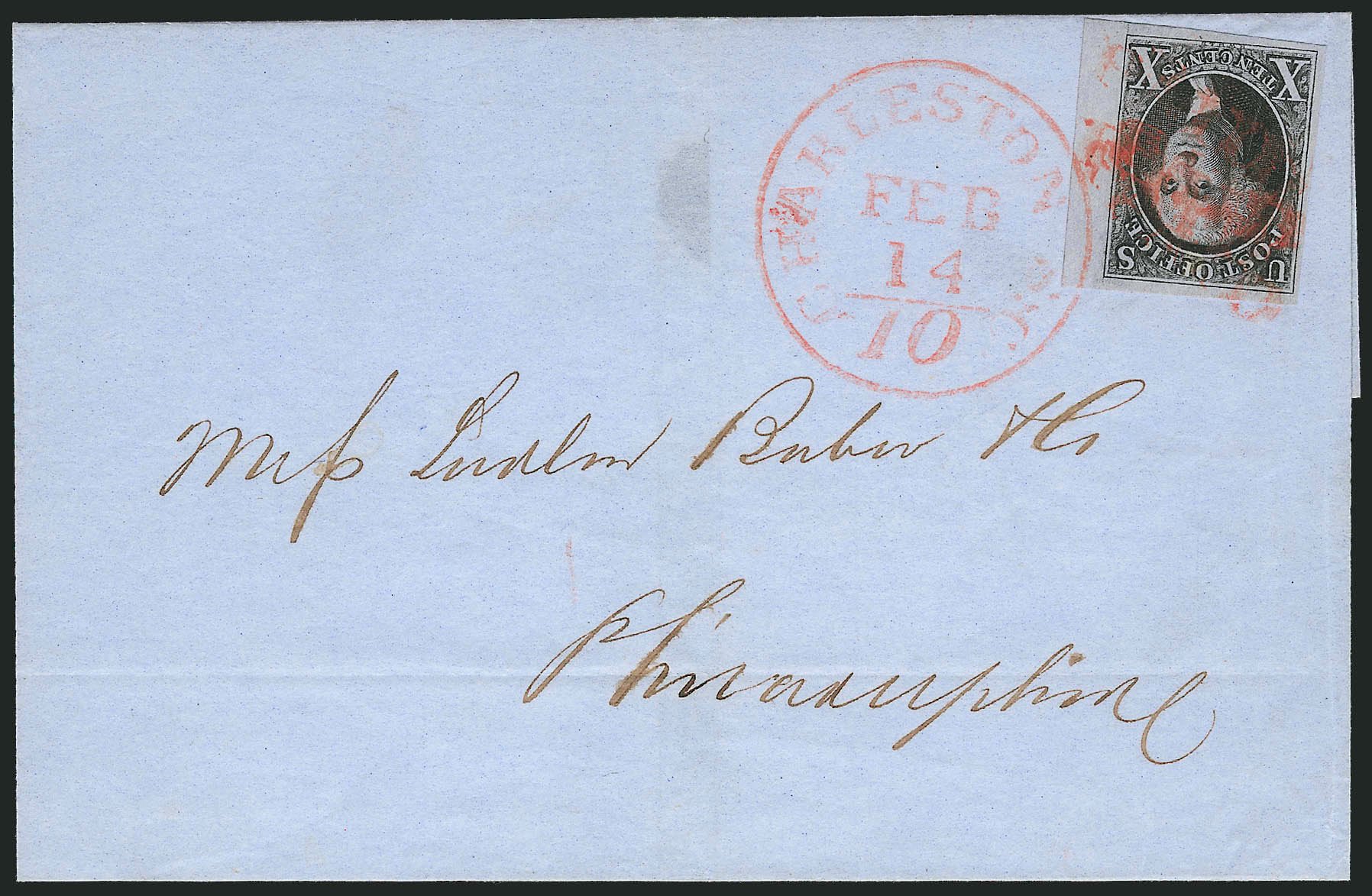 Value of US Stamp Scott #2 - 1847 10c Franklin. Robert Siegel Auction Galleries, Jun 2011, Sale 1010, Lot 15