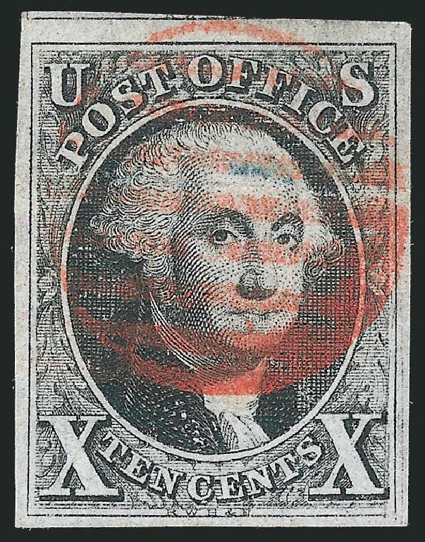 US Stamps Value Scott Catalog 2: 10c 1847 Franklin. Robert Siegel Auction Galleries, Mar 2012, Sale 1021, Lot 115