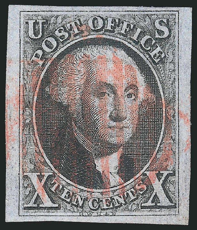 Costs of US Stamps Scott Catalog 2 - 1847 10c Franklin. Robert Siegel Auction Galleries, Apr 2012, Sale 1023, Lot 2145