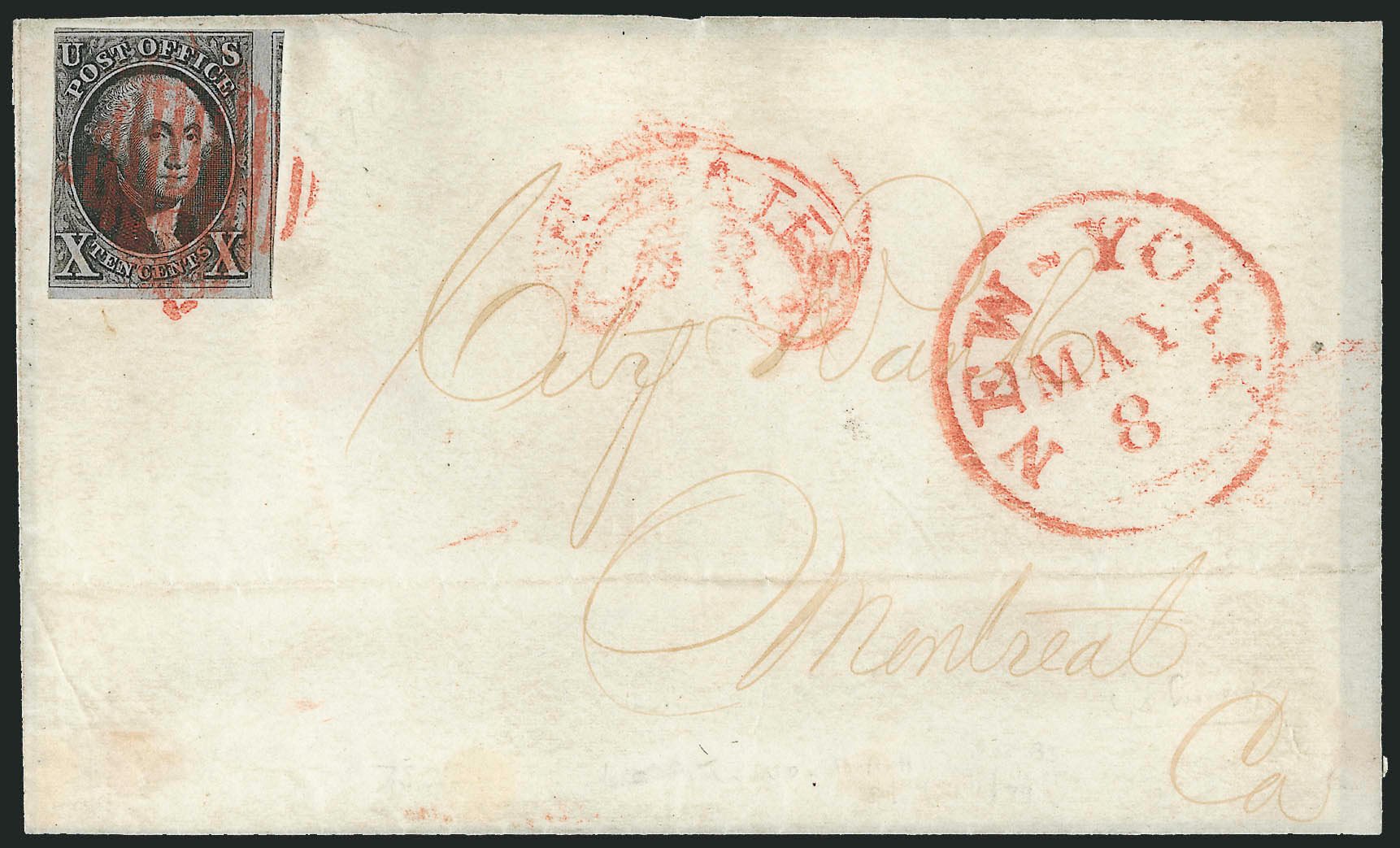Values of US Stamps Scott Cat. 2: 1847 10c Franklin. Robert Siegel Auction Galleries, Apr 2012, Sale 1023, Lot 2475