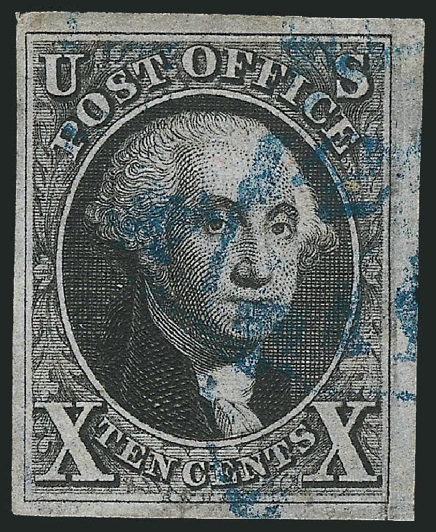 US Stamps Value Scott Catalog #2 - 10c 1847 Franklin. Robert Siegel Auction Galleries, Dec 2012, Sale 1037, Lot 1375