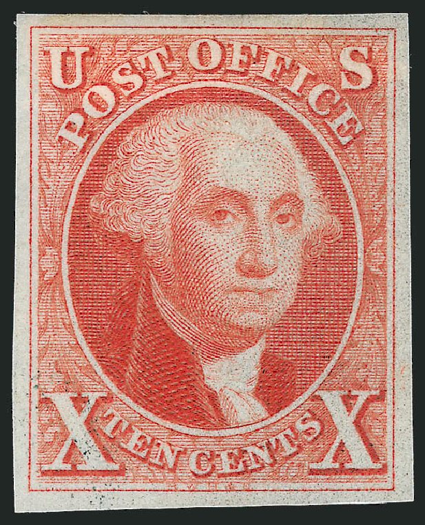 US Stamps Values Scott Catalogue #2 - 1847 10c Franklin. Robert Siegel Auction Galleries, Mar 2013, Sale 1040, Lot 1005