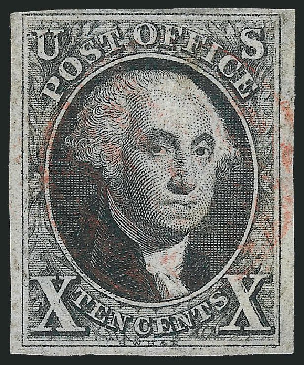Value of US Stamps Scott Cat. 2: 1847 10c Franklin. Robert Siegel Auction Galleries, Jul 2013, Sale 1050, Lot 65
