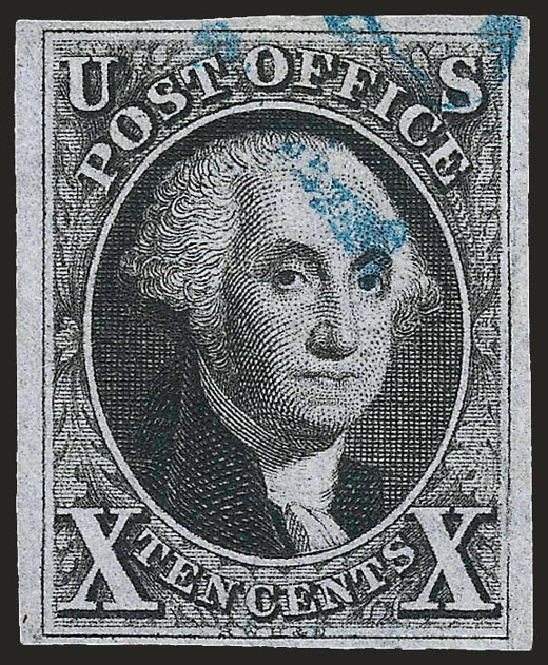 Value of US Stamp Scott #2 - 10c 1847 Franklin. Robert Siegel Auction Galleries, Oct 2008, Sale 963, Lot 55