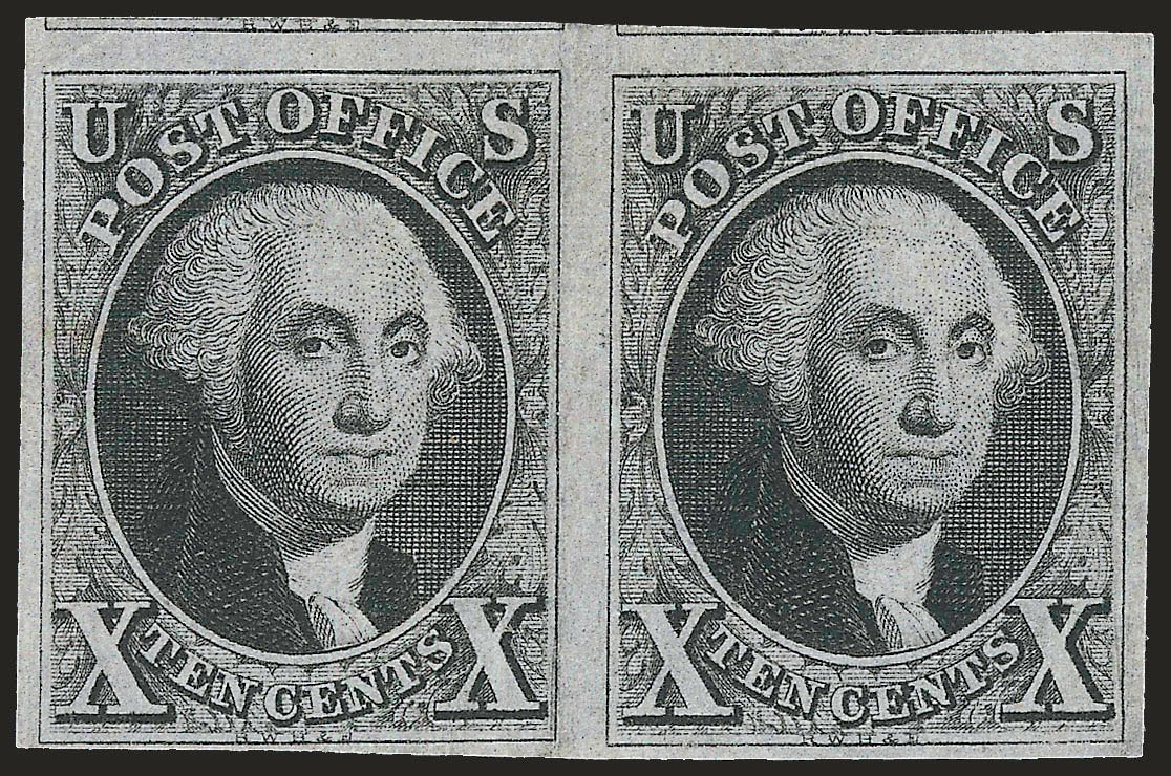 Value of US Stamp Scott # 2: 1847 10c Franklin. Robert Siegel Auction Galleries, Jan 2009, Sale 968, Lot 5