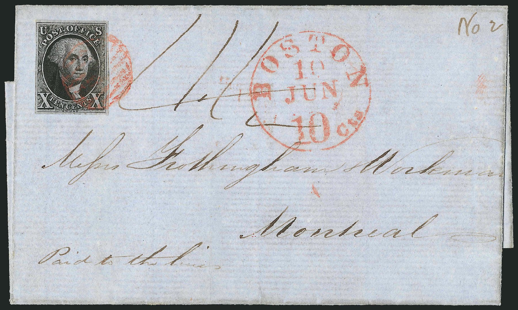 US Stamp Values Scott Catalog 2 - 10c 1847 Franklin. Robert Siegel Auction Galleries, Sep 2010, Sale 993, Lot 225