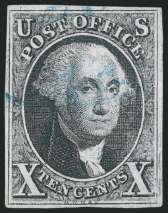 US Stamps Values Scott #2 - 1847 10c Franklin. Robert Siegel Auction Galleries, Oct 2010, Sale 997, Lot 5095