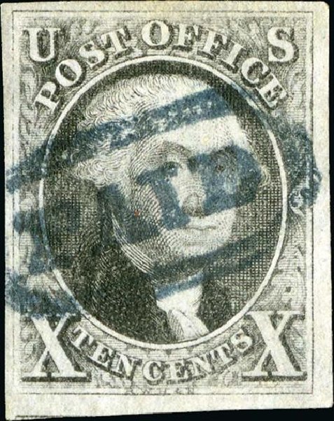 US Stamps Price Scott Cat. # 2 - 10c 1847 Franklin. Spink Shreves Galleries, Jan 2015, Sale 150, Lot 15