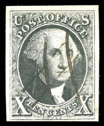 US Stamp Values Scott Catalog #2: 10c 1847 Franklin. Matthew Bennett International, Sep 2010, Sale 331, Lot 312