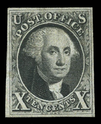 US Stamps Price Scott Catalog #2 - 1847 10c Franklin. Matthew Bennett International, Mar 2011, Sale 336, Lot 1102
