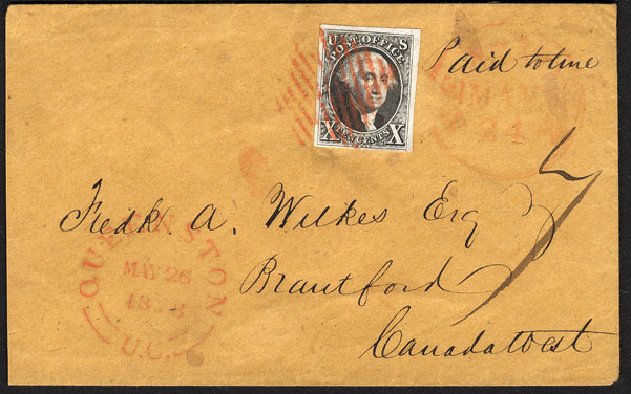 US Stamps Price Scott Catalogue # 2: 10c 1847 Franklin. Cherrystone Auctions, Jan 2009, Sale 200901, Lot 12