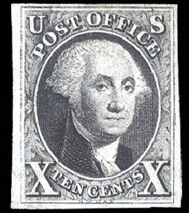 Value of US Stamps Scott Catalogue 2: 10c 1847 Franklin. Cherrystone Auctions, Sep 2011, Sale 201109, Lot 7002