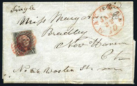 US Stamps Values Scott Cat. 2: 10c 1847 Franklin. Harmer-Schau Auction Galleries, Feb 2010, Sale 84, Lot 1232