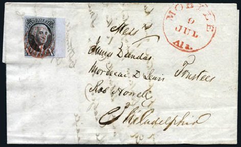 Values of US Stamps Scott Catalog #2 - 1847 10c Franklin. Harmer-Schau Auction Galleries, Jul 2010, Sale 86, Lot 322