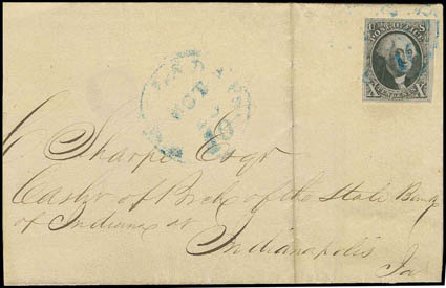 Value of US Stamps Scott Catalogue #2 - 1847 10c Franklin. H.R. Harmer, Nov 2013, Sale 3004, Lot 1022