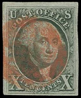 US Stamps Price Scott Cat. 2 - 10c 1847 Franklin. H.R. Harmer, Jun 2015, Sale 3007, Lot 3092