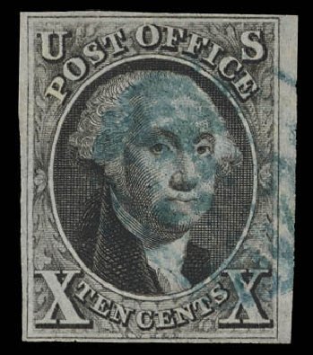 US Stamp Price Scott 2: 1847 10c Franklin. Daniel Kelleher Auctions, Feb 2013, Sale 634, Lot 612