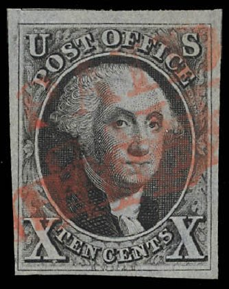 US Stamp Price Scott Catalogue #2 - 10c 1847 Franklin. Daniel Kelleher Auctions, Feb 2013, Sale 634, Lot 632