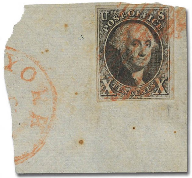 Costs of US Stamp Scott #2 - 1847 10c Franklin. Daniel Kelleher Auctions, Feb 2013, Sale 634, Lot 672