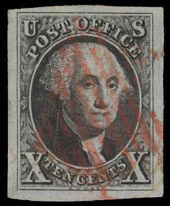 US Stamp Prices Scott Catalog 2: 10c 1847 Franklin. Daniel Kelleher Auctions, Feb 2013, Sale 634, Lot 682